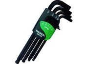 TRUSCO/ボールポイント六角棒レンチセット 9本組(インチタイプ)/TBRI-9S
