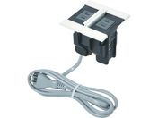 スガツネ工業/(210020496)DMS-PP-WTデスクトップマルチタップ