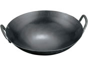 EBM/山田 鉄 打出 中華両手鍋 51cm(板厚1.6mm)