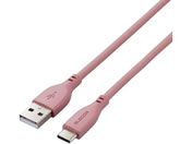 エレコム/なめらかUSB Type-Cケーブル(A-C)1m モーブブラウン