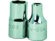 WILLIAMS/1/4ドライブ ショートソケット 6角 4mm/JHWMM-604