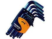 TRUSCO/ボールポイント六角棒レンチセット ショートタイプ 12本組/TBRS-12S