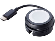 エレコム/Apple Watch磁気充電ケーブル 23cm 巻取り ブラック