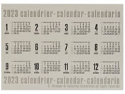 エトランジェ/カレンダー ポスター B3 2023年 コンパクタ/CLP-B3-02