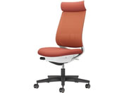 G)コクヨ/チェア ミトラ2 肘無 ランバー付 ソフトテラコッタ ポリウレタン巻き