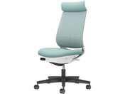 G)コクヨ/チェア ミトラ2 肘無 ランバー付 アッシュターコイズ ポリウレタン巻き
