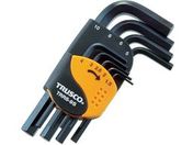 TRUSCO/六角棒レンチセット ショートタイプ 9本組/TRRS-9S
