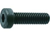 TRUSCO/低頭六角穴付ボルト 黒染め全ネジ M3×6 25本入/B081-0306