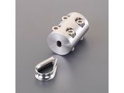 エスコ/ワイヤークランプ ステンレス製 6mm/EA638RC-9