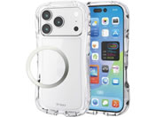 エレコム/iPhone17Pro ケース Grippy オールクリア/PM-A25CGRPACR