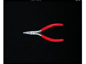 エスコ/精密用プライヤー バネ付 半丸 115mm/EA537KR-1A