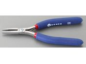 エスコ/精密用プライヤー ESD 平 バネ付 170mm/EA537T-6