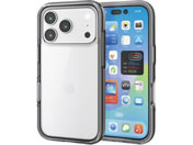 エレコム/iPhone17Pro ケース エアバッグ ブラック/PM-A25CHVAIR2BK