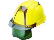 トーヨーセフティ/ヘルメット ヴェンティープラス シールド面付 うす黄
