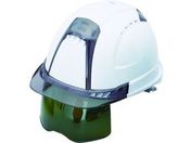 トーヨーセフティ/ヘルメット ヴェンティープラス シールド面付白/NO.391F-S-G