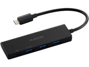 エレコム/USB Type-C ハブ 薄型 ブラック/U3HC-H040PBK
