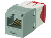 パンドウイット/カテゴリ5E RJ45モジュラージャック UTP TG ライトグレー