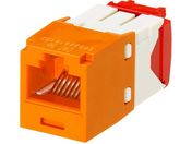パンドウイット/カテゴリ5E RJ45モジュラージャック UTP TG オレンジ