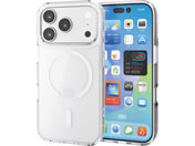 エレコム/iPhone17Pro ケース 磁力装着 ホワイト/PM-A25CMAG02WH