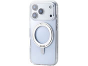 エレコム/iPhone17Pro ケース 磁力 スタンド 銀/PM-A25CMAGSTSV