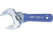 TOP/薄型軽量ワイドモンキレンチ ショートエコワイド 口開寸法12〜49/HY-49S