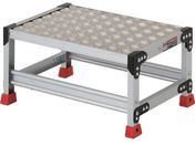 TRUSCO/作業用踏台 アルミ製・縞板タイプ 天板寸法600×400
