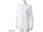 ケアファッション/7分袖ワンタッチシャツ(2枚組)(婦人) ホワイト M