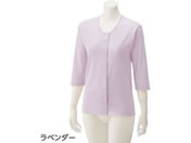 ケアファッション 7分袖ワンタッチシャツ(2枚組)(婦人) ラベンダー M
