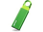 バッファロー/ノックスライド USBメモリ 16GB グリーン/RUF3-KS16GA-GR