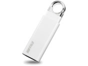 バッファロー ノックスライド USBメモリ 32GB ホワイト RUF3-KS32GA-WH