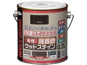 アサヒペン/油性強着色ウッドステイン 0.7L ブラック