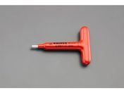 エスコ/六角棒レンチ T型 絶縁 5.0×110mm/EA640LL-5