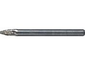 MRA/超硬バー Aシリーズ 形状:トンガリ(クロスカット) 刃長6.0mm/CB4A004