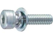 TRUSCO/六角穴付組込ボルトI-3 三価白サイズM4×15 13本入/B777-0415