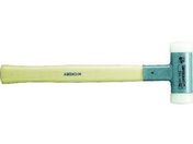 HALDER/スーパークラフトハンマー ヒッコリー製ハンドル付ナイロン白 頭径4/3366.040