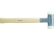 HALDER/スーパークラフトハンマー ヒッコリー製ハンドル付ナイロン白 頭径6/3366.060