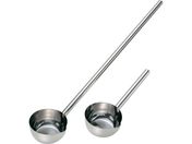 18-8ひしゃく パイプ柄 口付き Φ24cm×50cm柄