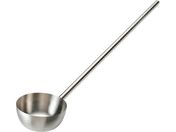 エムテートリマツ/18-8抗菌ひしゃく 目盛付 Φ21×75cmパイプ柄