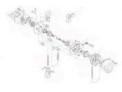 チェーンブロック キトーマイティM3形 CB050用部品 フックラッチ組