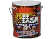 アサヒペン/油性シリコン鉄部用 1.6L 赤