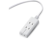 エレコム/電源タップ 磁石 3個口(内3ピン1) 1m/T-KM01-2310WH