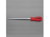 エスコ/鉄工やすり コーティング 丸 中目 250mm/EA521PT-250G