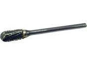 スーパー/スーパー超硬バー ロー付タイプ 先丸円筒型(ダブルカット)刃径:6.3mm 刃長:12.7mm 軸径:3.0mm/SB2B03