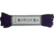 ユタカメイク/江戸打ち紐 細丸 約5.5m 紫/AR-1010