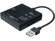 サンワサプライ/USB2.0 カードリーダー (ブラック)/ADR-ML23BKN