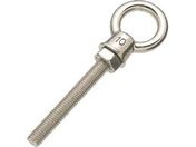 TRUSCO K型ロングアイボルト ステンレス製 W3/8 80mm(1個=1袋)