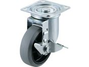 ワコー/エアーキャスター(自在車ストッパー付) 125mm ウレタン車/AMG-125-GUDS