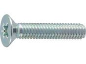 TRUSCO/皿頭小ネジ 三価 白 全ネジ M5×75 13本入/B702-0575