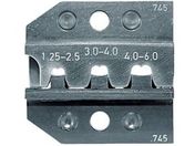 RENNSTEIG/圧着ダイス 624-745 オープンバレル接続端子 1.25/624-745-3-0