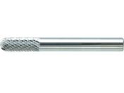 TRUSCO/超硬バー 先丸円筒型 Φ3×刃長12.7×軸6 ダブルカット/TB2C030